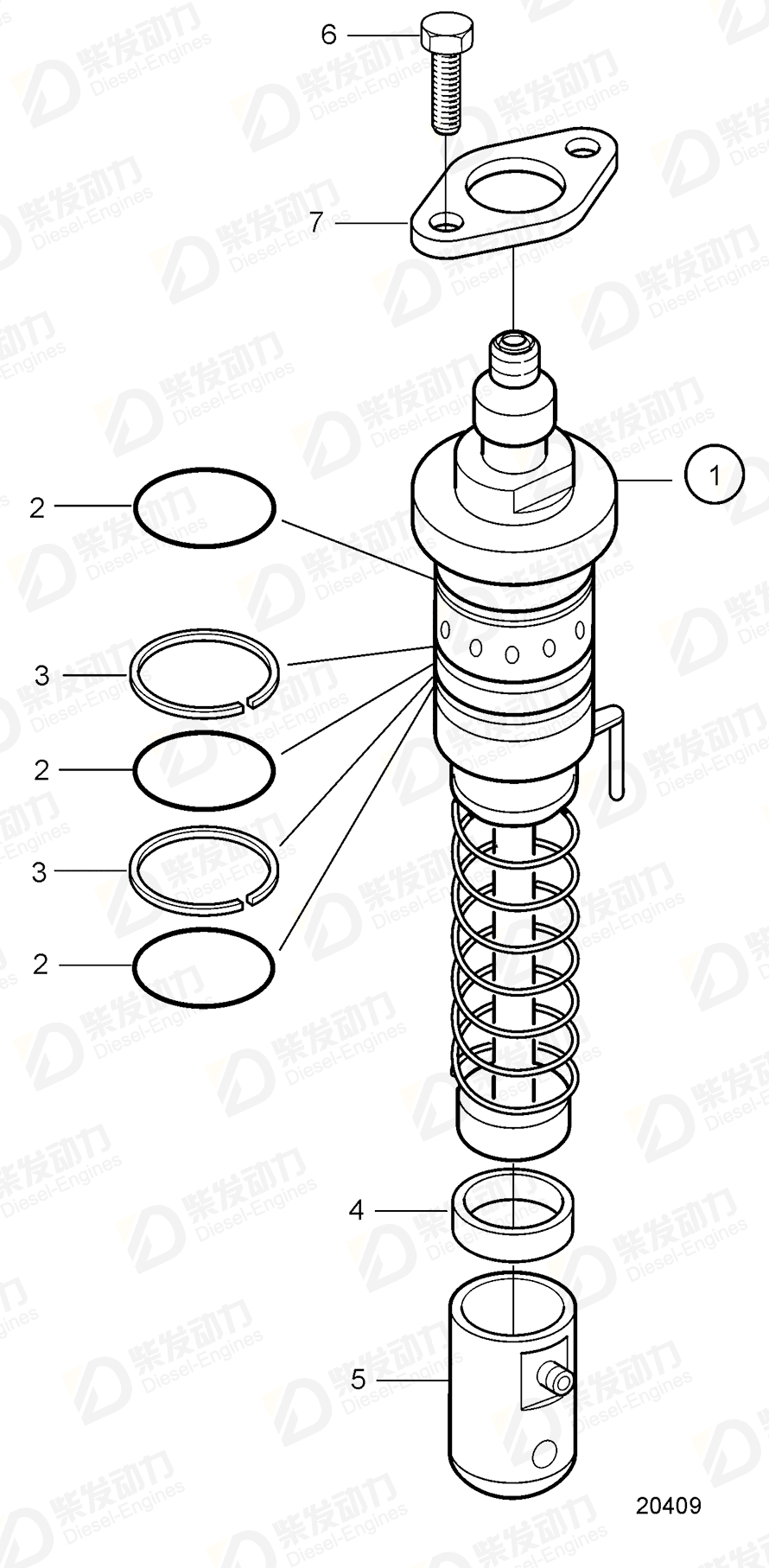 volvo penta Shim 24426022 Drawing volvo penta Shim 24426022 Drawing